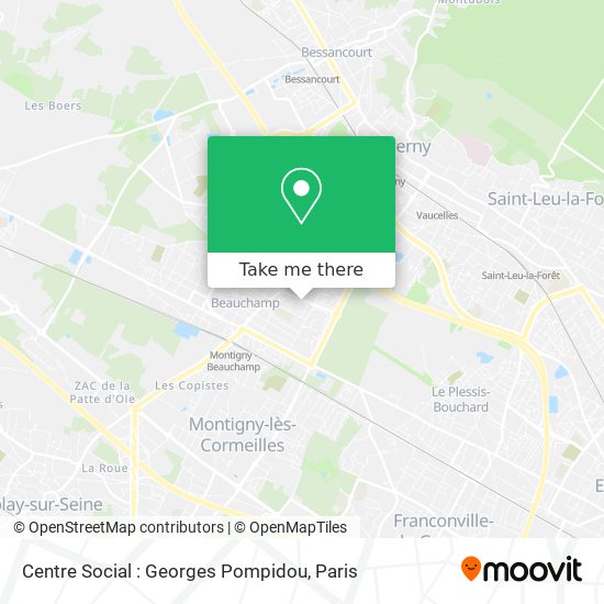 Mapa Centre Social : Georges Pompidou