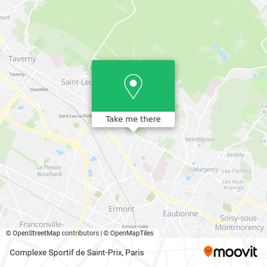 Mapa Complexe Sportif de Saint-Prix