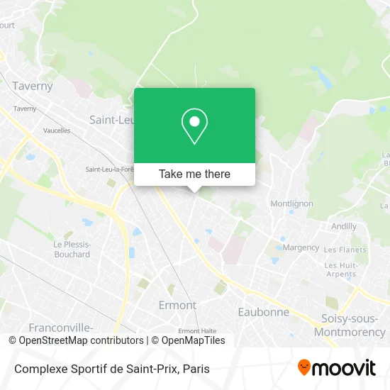 Complexe Sportif de Saint-Prix map