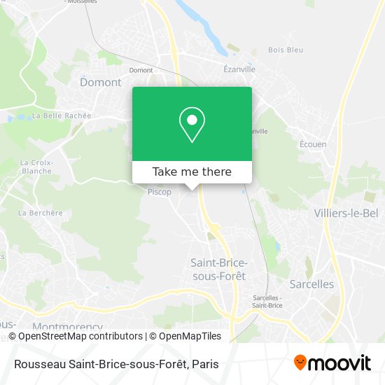 Rousseau Saint-Brice-sous-Forêt map