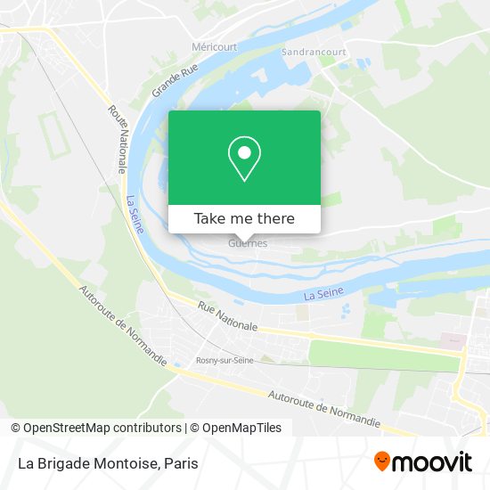 Mapa La Brigade Montoise