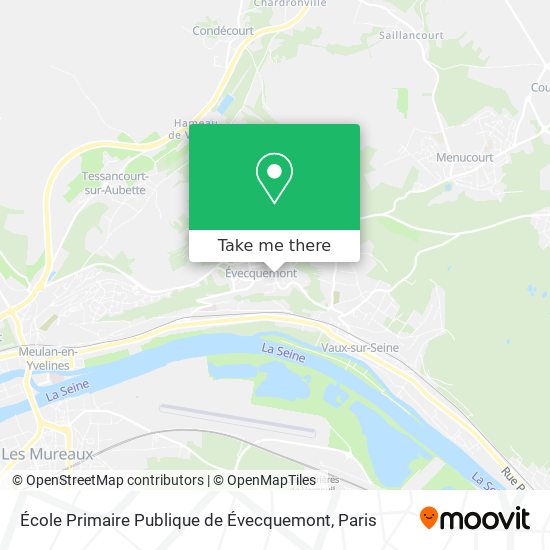 Mapa École Primaire Publique de Évecquemont