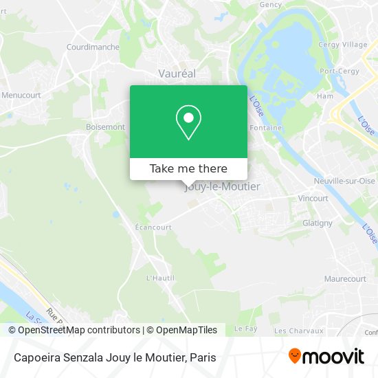 Capoeira Senzala Jouy le Moutier map