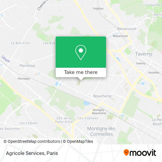 Agricole Services map