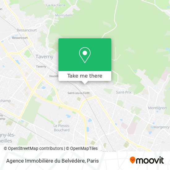 Mapa Agence Immobilière du Belvédère