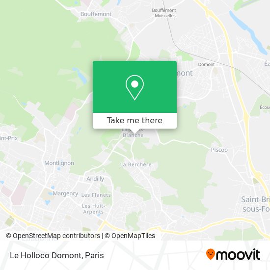 Le Holloco Domont map