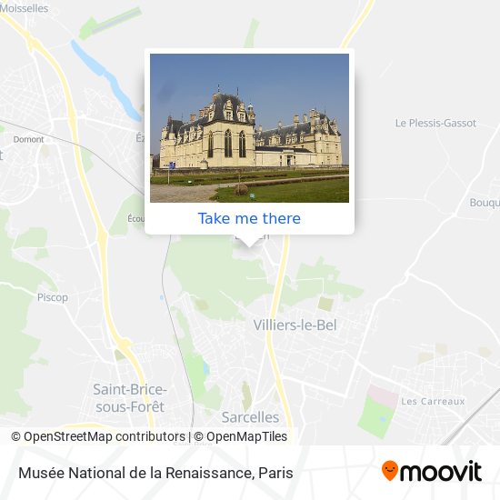 Musée National de la Renaissance map