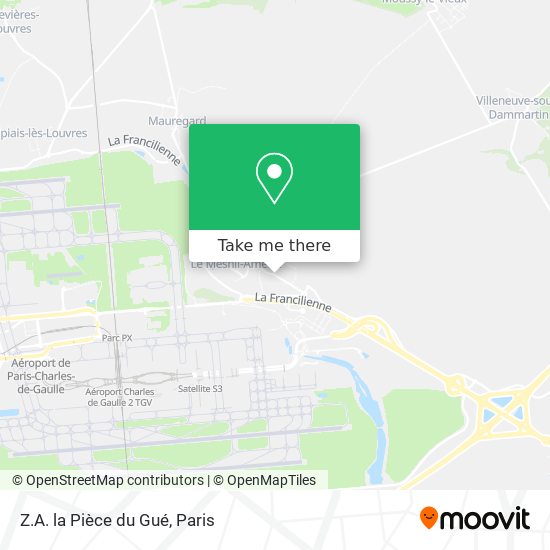 Z.A. la Pièce du Gué map