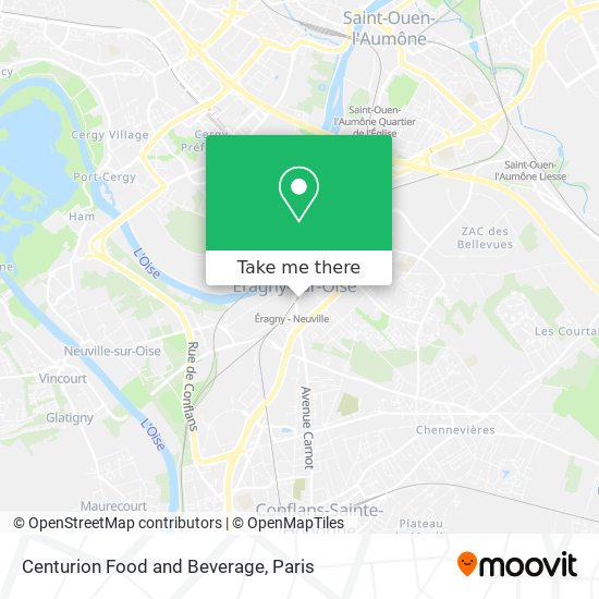 Centurion Food and Beverage map