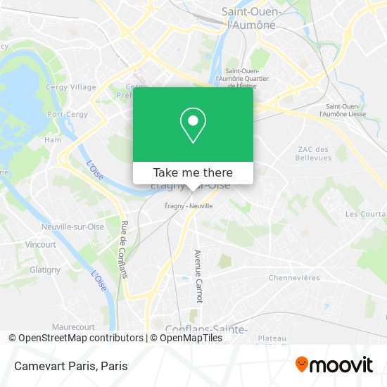Camevart Paris map