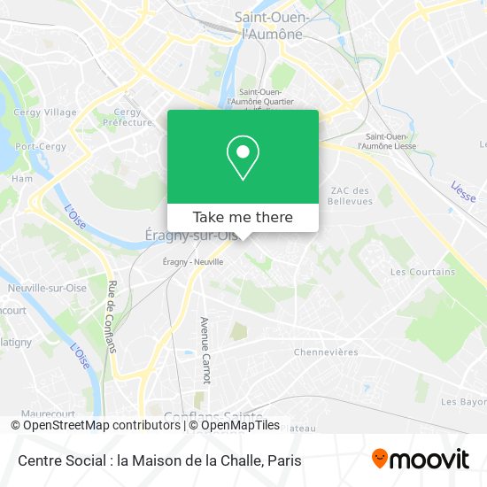Centre Social : la Maison de la Challe map