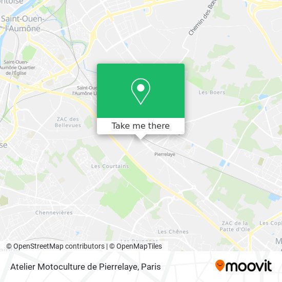 Atelier Motoculture de Pierrelaye map