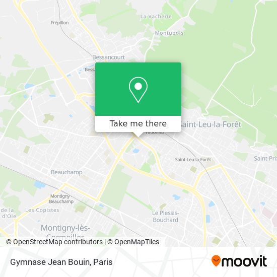 Gymnase Jean Bouin map