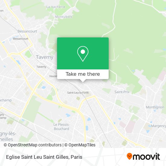 Eglise Saint Leu Saint Gilles map