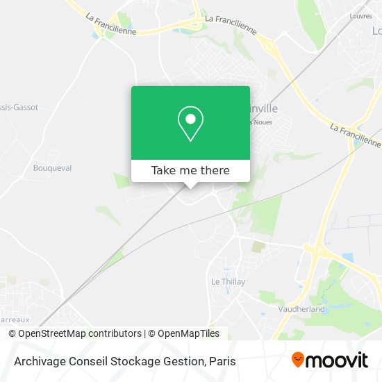 Archivage Conseil Stockage Gestion map