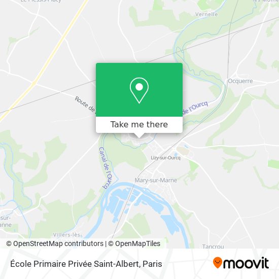 Mapa École Primaire Privée Saint-Albert