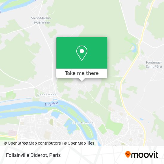 Mapa Follainville Diderot