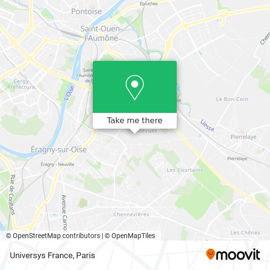 Universys France map