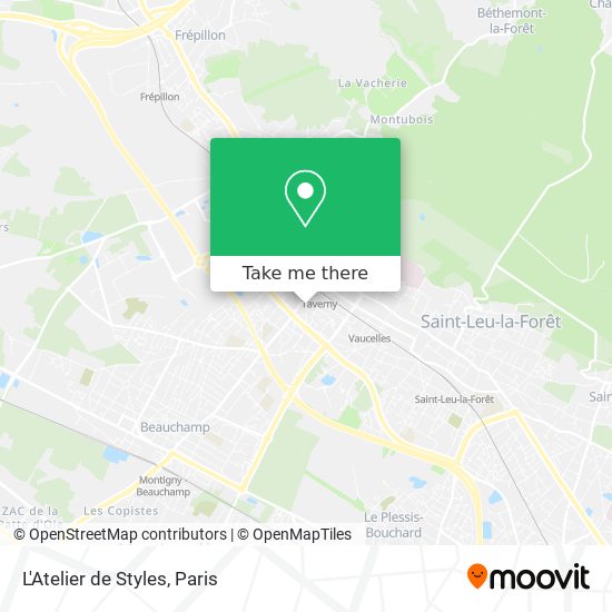 L'Atelier de Styles map