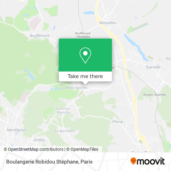 Mapa Boulangerie Robidou Stéphane