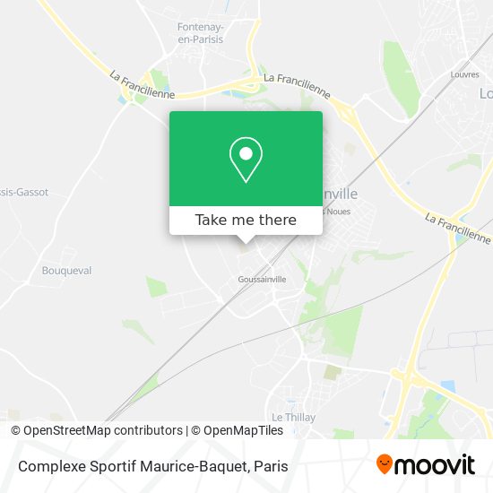 Complexe Sportif Maurice-Baquet map