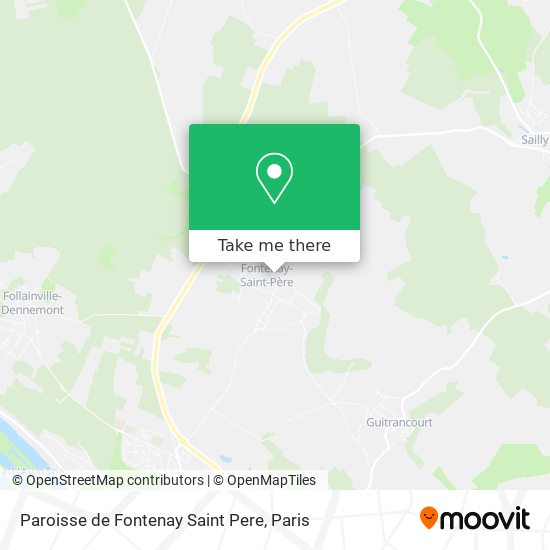Paroisse de Fontenay Saint Pere map