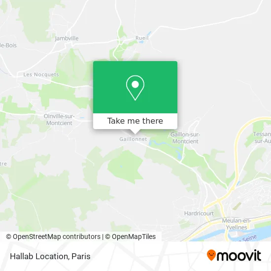 Hallab Location map