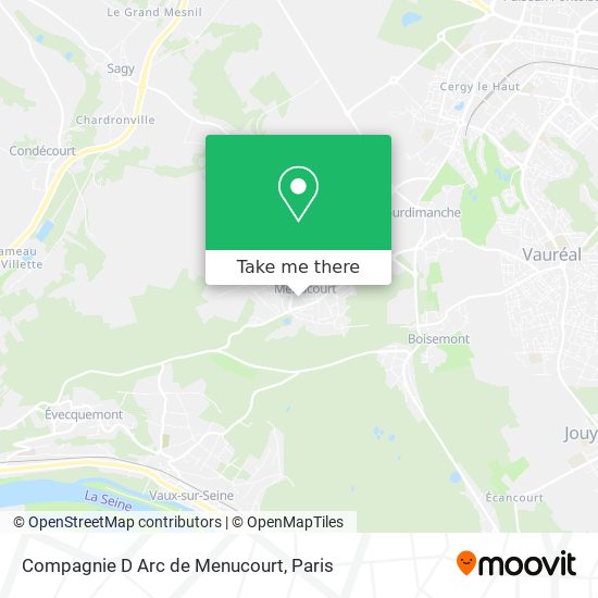 Compagnie D Arc de Menucourt map