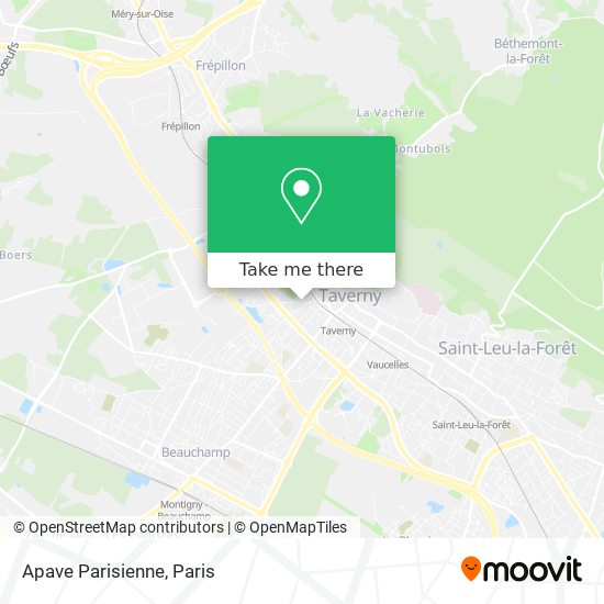 Apave Parisienne map