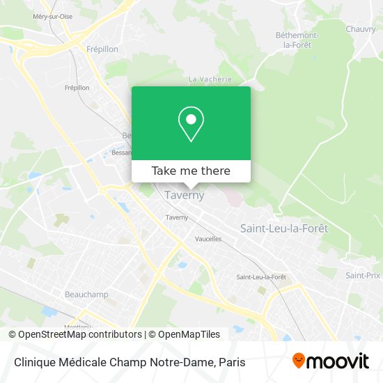 Clinique Médicale Champ Notre-Dame map