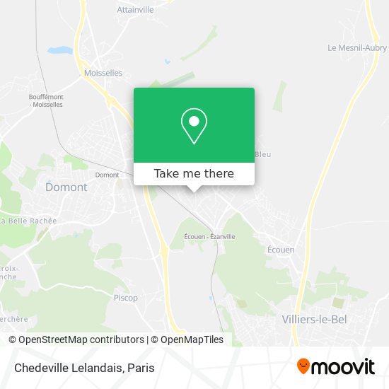 Chedeville Lelandais map