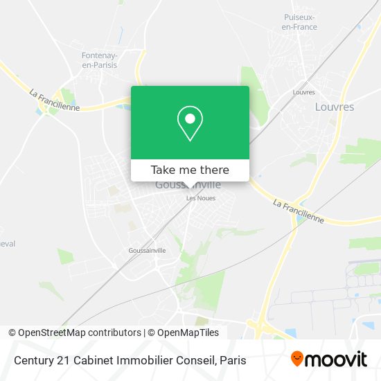 Century 21 Cabinet Immobilier Conseil map