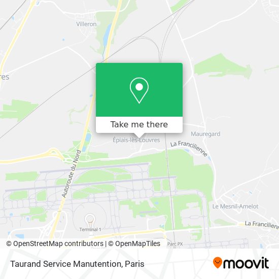 Taurand Service Manutention map