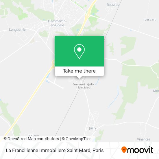 La Francilienne Immobiliere Saint Mard map