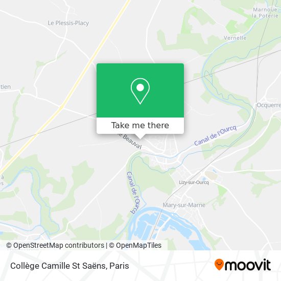 Collège Camille St Saëns map