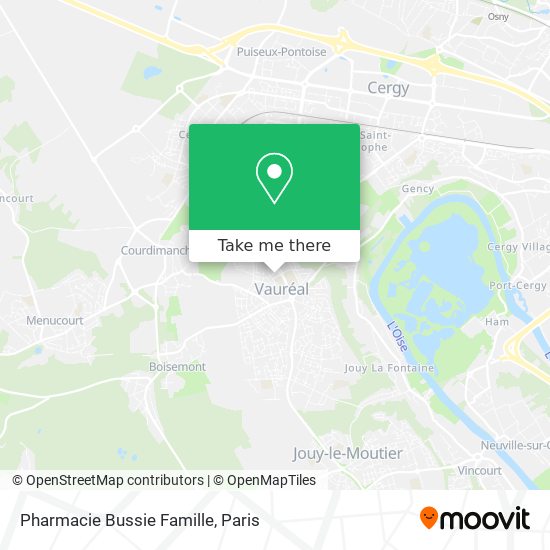 Mapa Pharmacie Bussie Famille