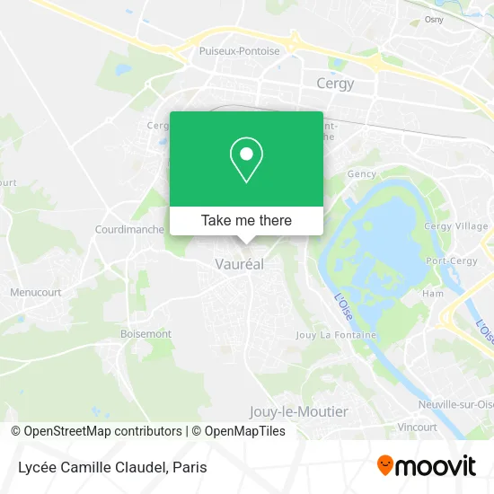 Lycée Camille Claudel map