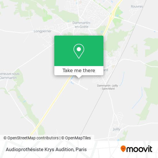 Audioprothésiste Krys Audition map