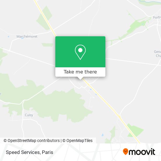 Speed Services map