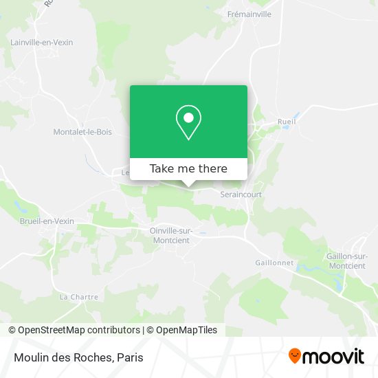 Mapa Moulin des Roches