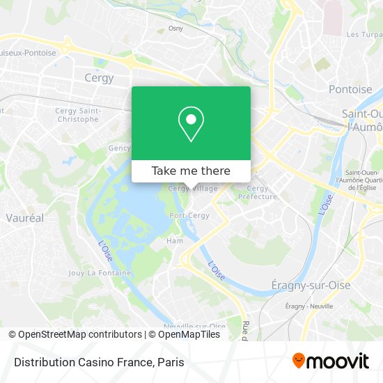 Distribution Casino France map