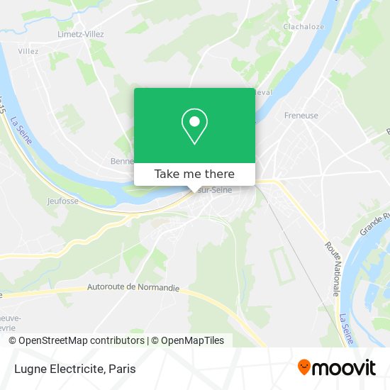 Lugne Electricite map