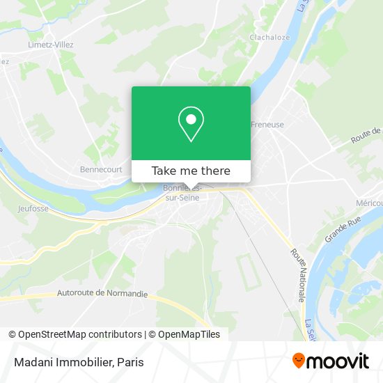 Madani Immobilier map