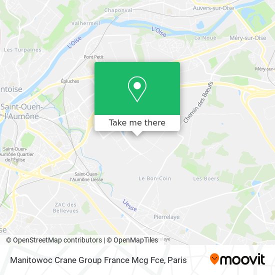 Manitowoc Crane Group France Mcg Fce map