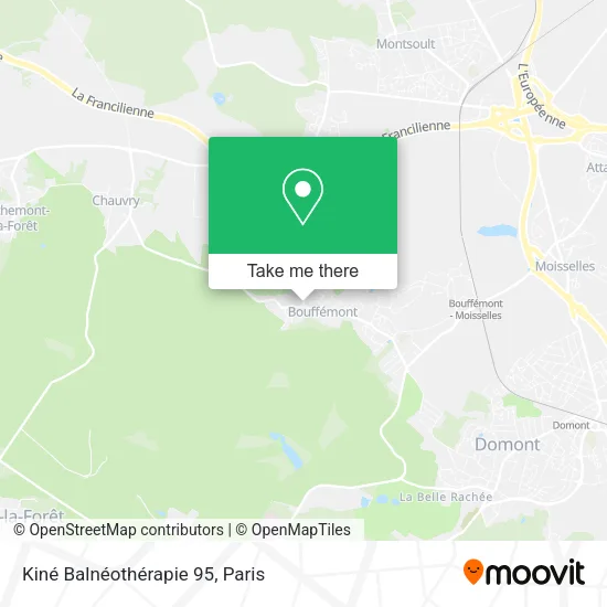 Kiné Balnéothérapie 95 map