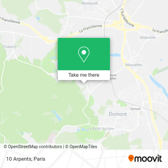 10 Arpents map