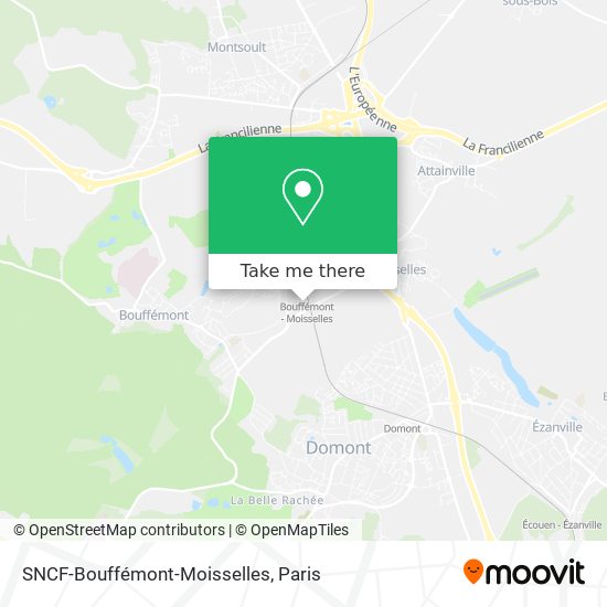 SNCF-Bouffémont-Moisselles map