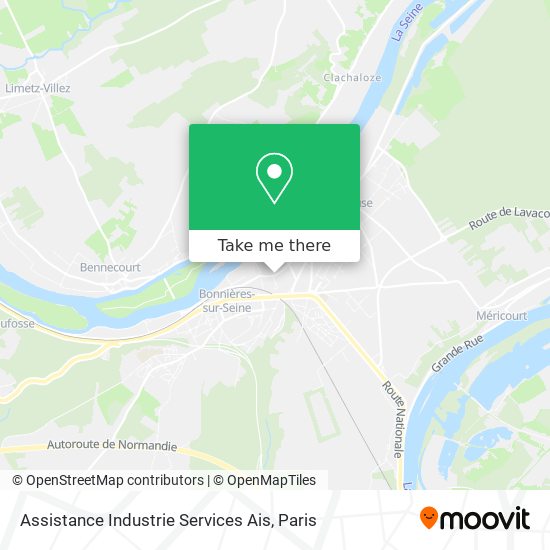 Assistance Industrie Services Ais map