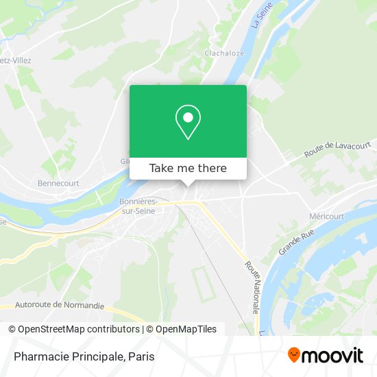 Mapa Pharmacie Principale