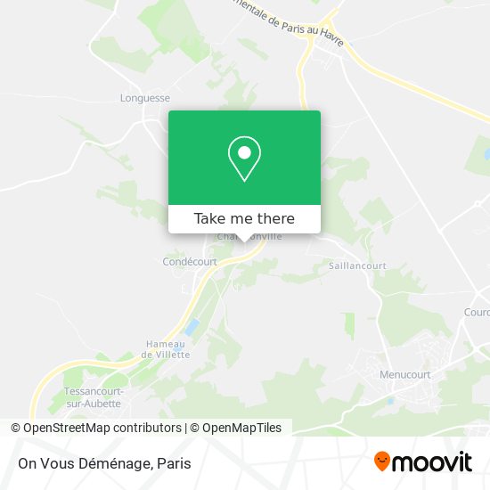 On Vous Déménage map